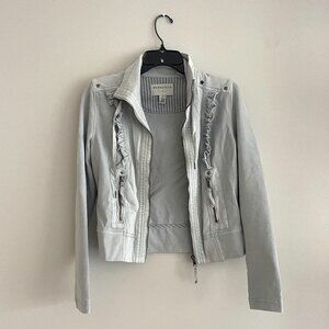 Light Blue Knit Anthropologie Jacket